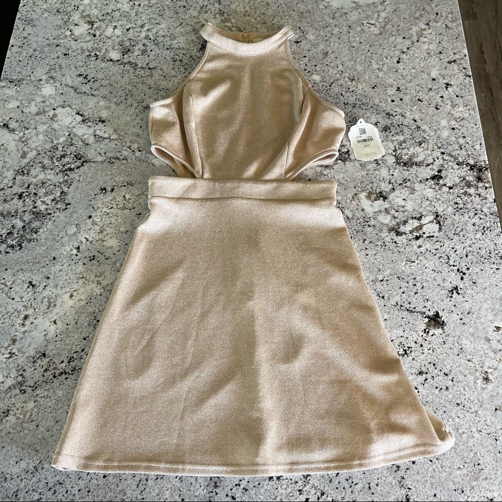 Altar’d State Estelle Dress - Champagne